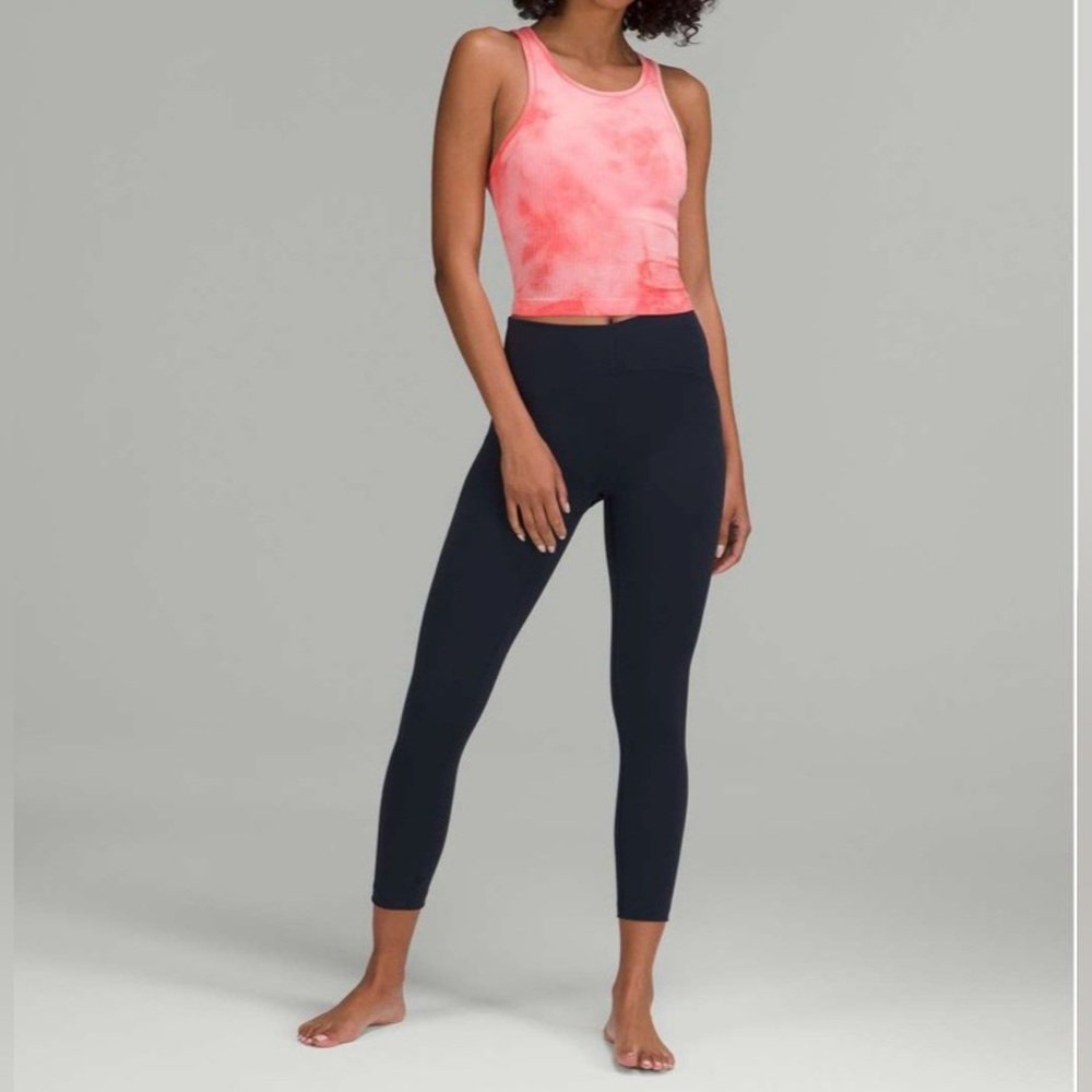 Lululemon Ebb to Street Cropped Racerback Tank Top